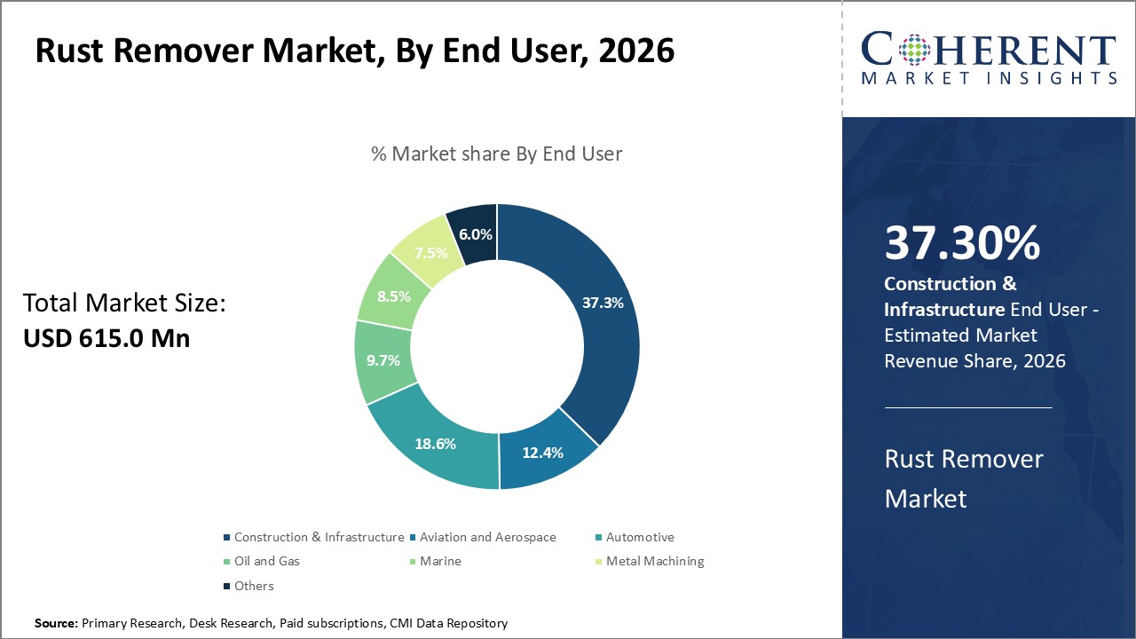 Rust Remover Market, By End User Rust Remover Market, By End User